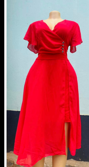 red dress, size L