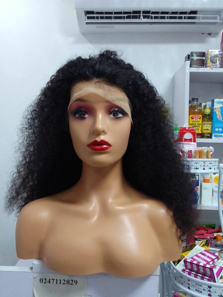 Wet curl wig