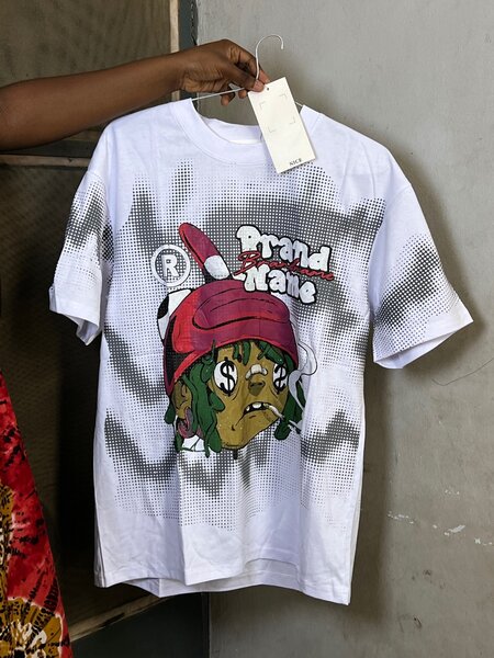 T-shirt graphique urbain blanc