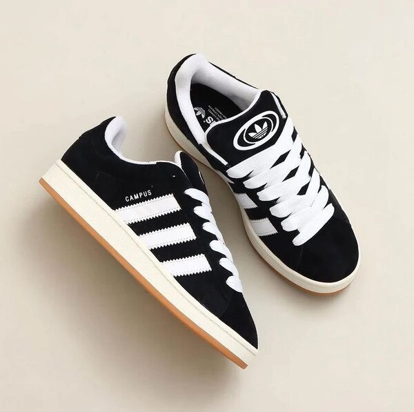 Adidas campus, black &white.