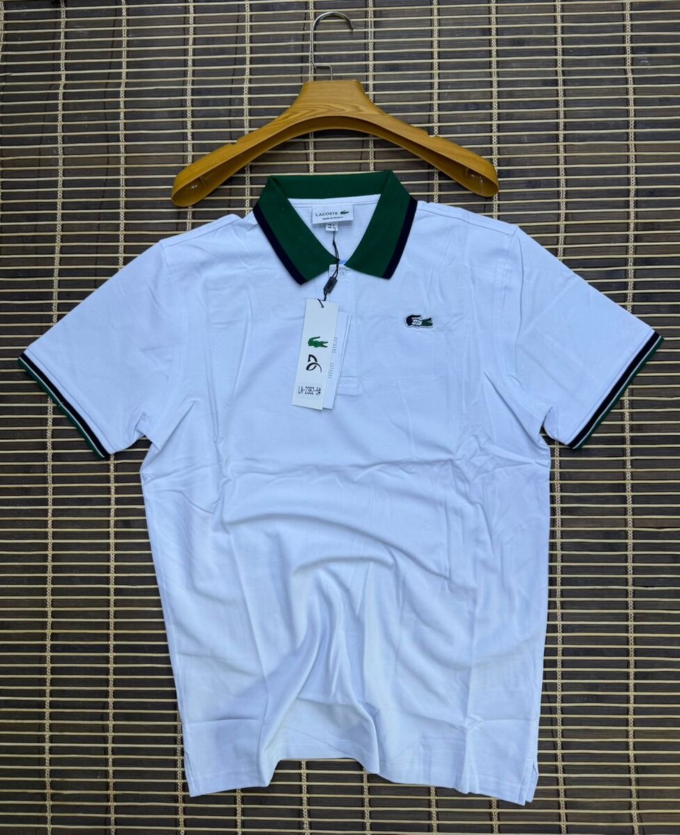 Polo blanc classique homme