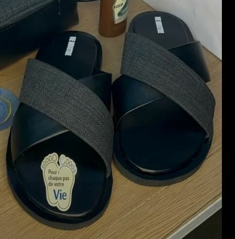Sandales confortables en cuir