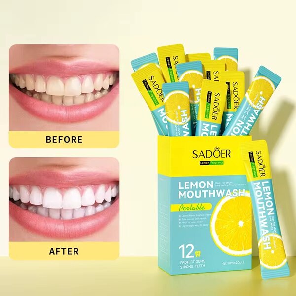 Teeth whitening And Mouthwash