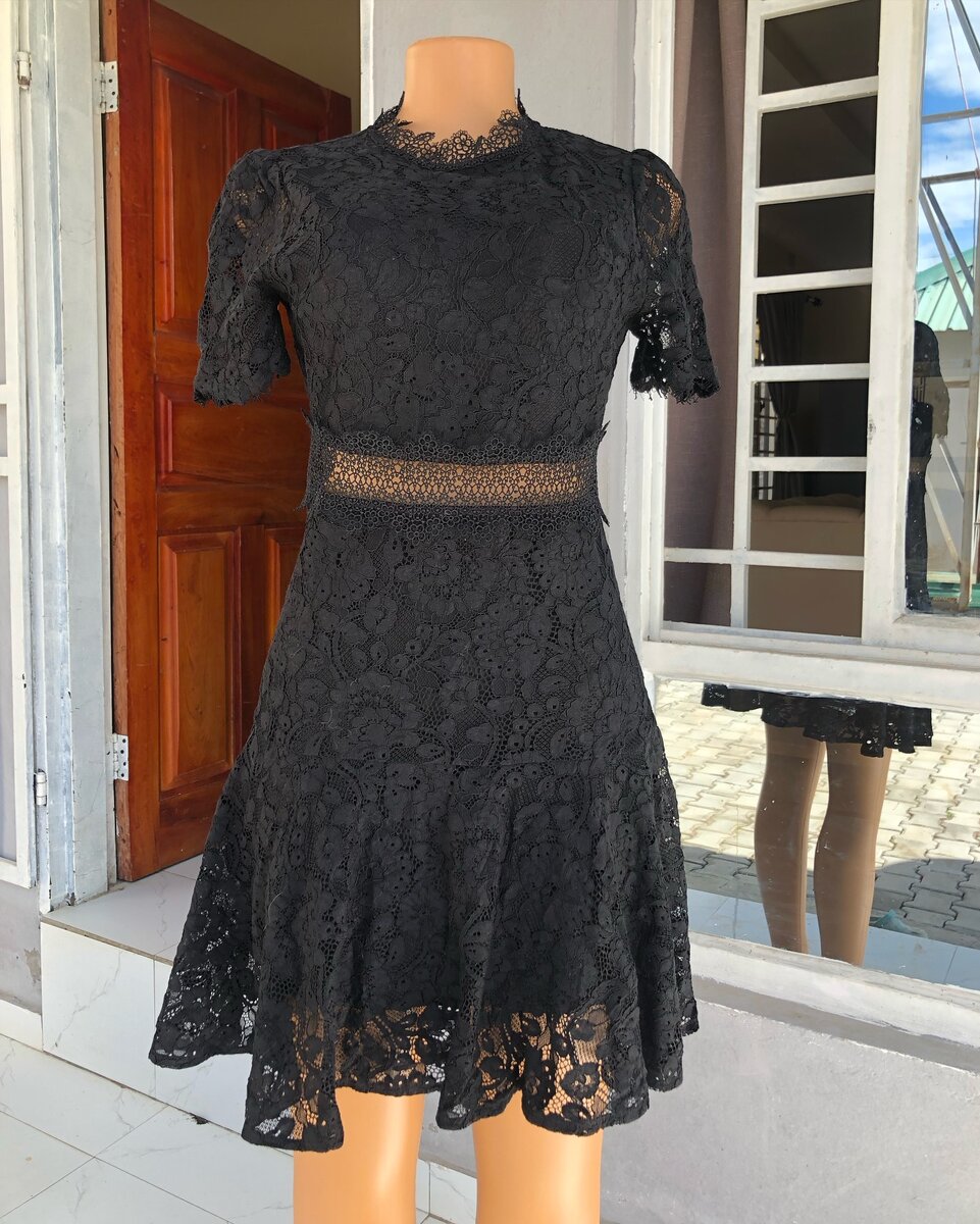 black dress