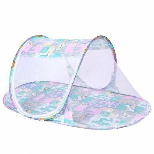 Berceau Bébés Portable Tente Avec Moustiquaire - Bleu