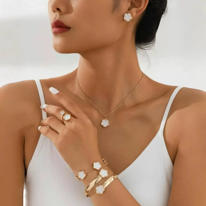 Set de Bijoux Fleur Éclatante