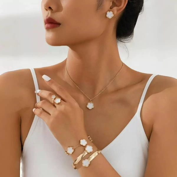 Set de Bijoux Fleur Éclatante