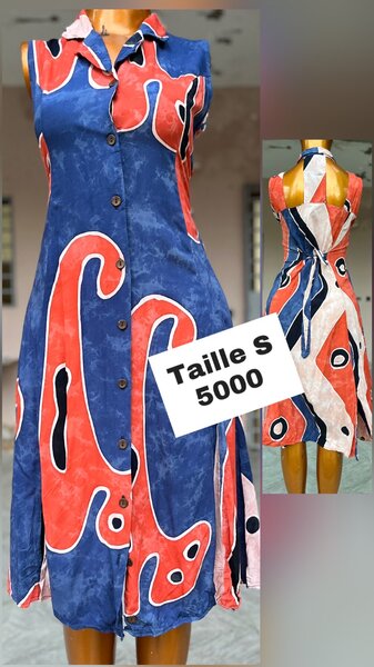 Robe d'été colorée femme