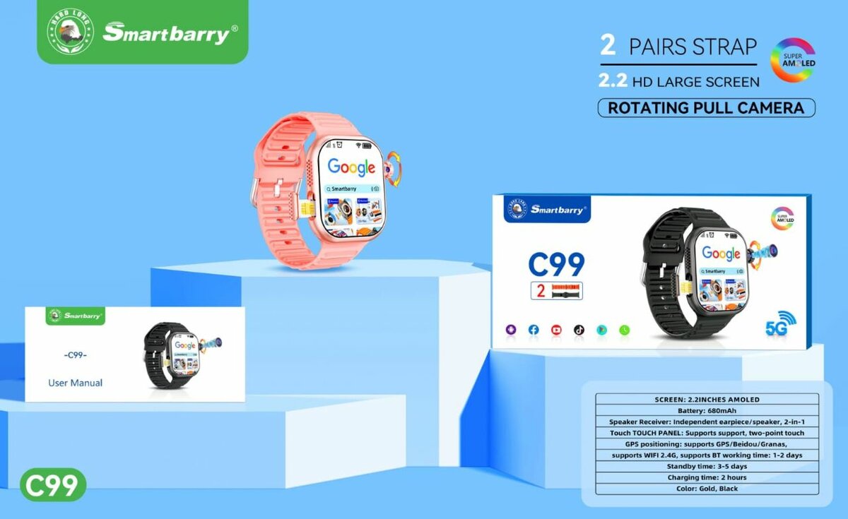 Smartwatch C99 Écran HD