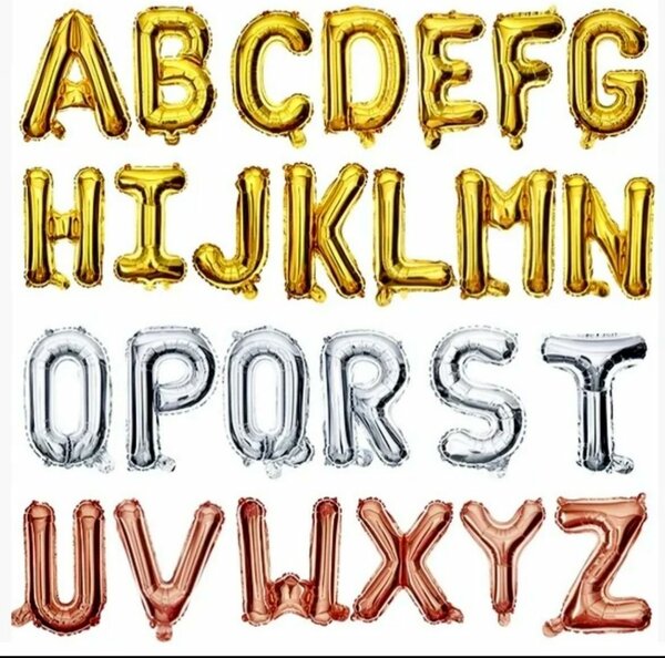 Ballons Alphabet