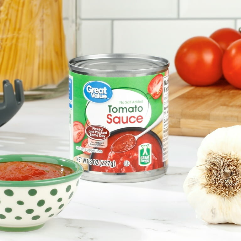 Sauce tomate sans sel ajoutée