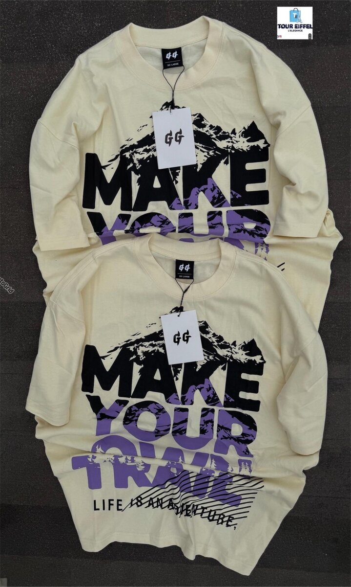 T-shirt homme imprimé montagne