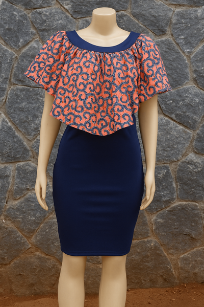 Robe Élégante à Épaulettes
