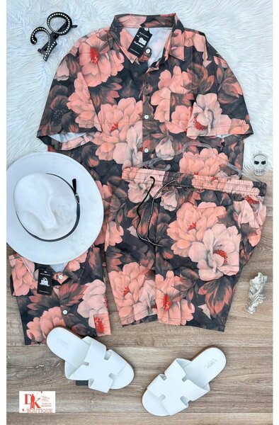 Ensemble floral été homme