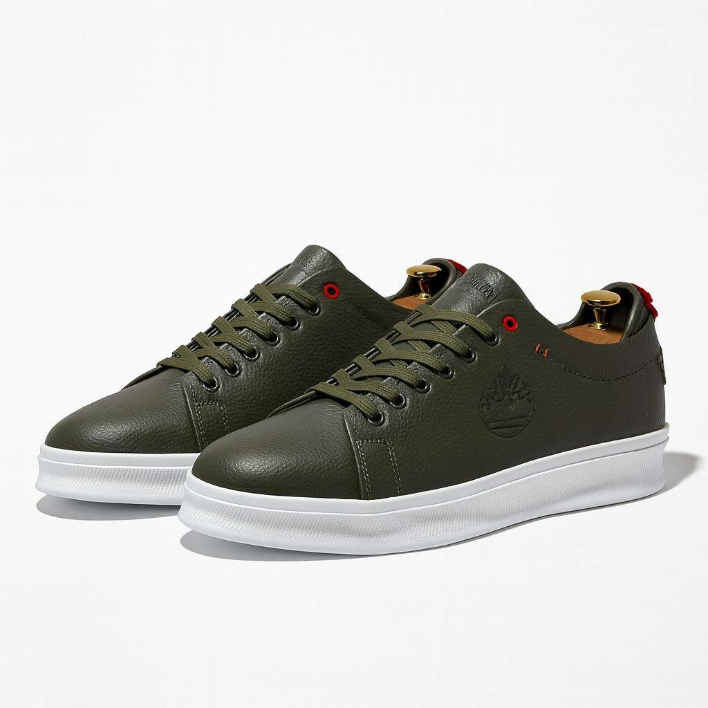 Sneakers en cuir style urbain
