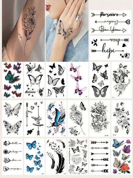 Tatouages temporaires élégants