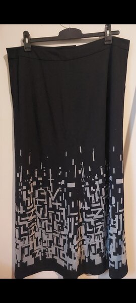 Black Woolen Skirt