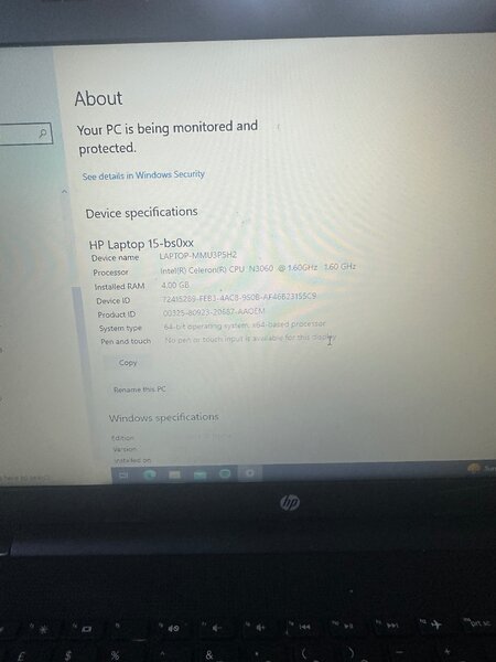 Hp laptop 1TB