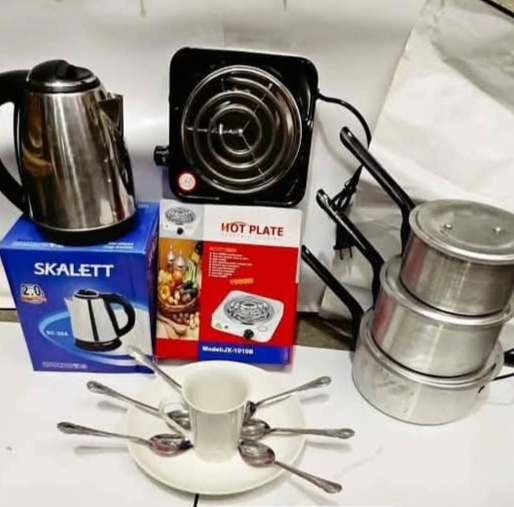 set for cooking