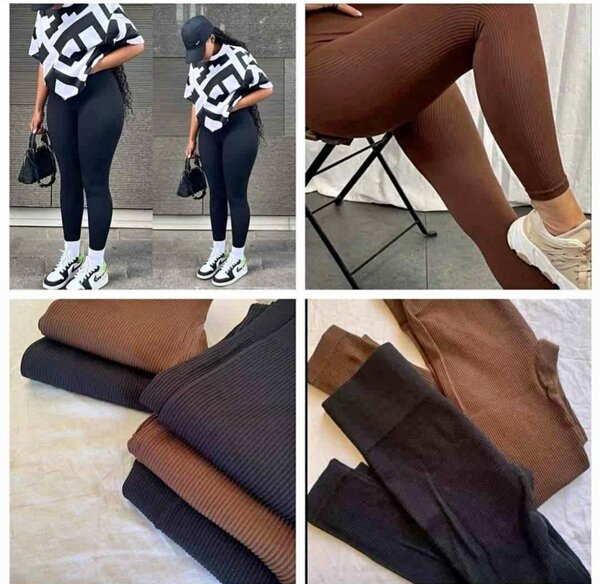 Ribbed leggings