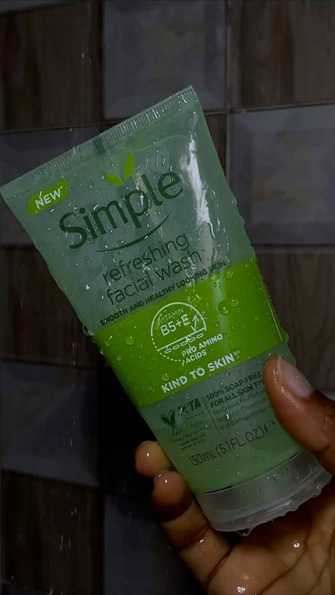 Lotion nettoyante visage Simple