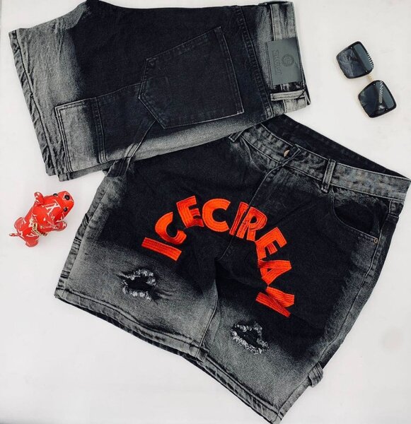 Men jeans shorts