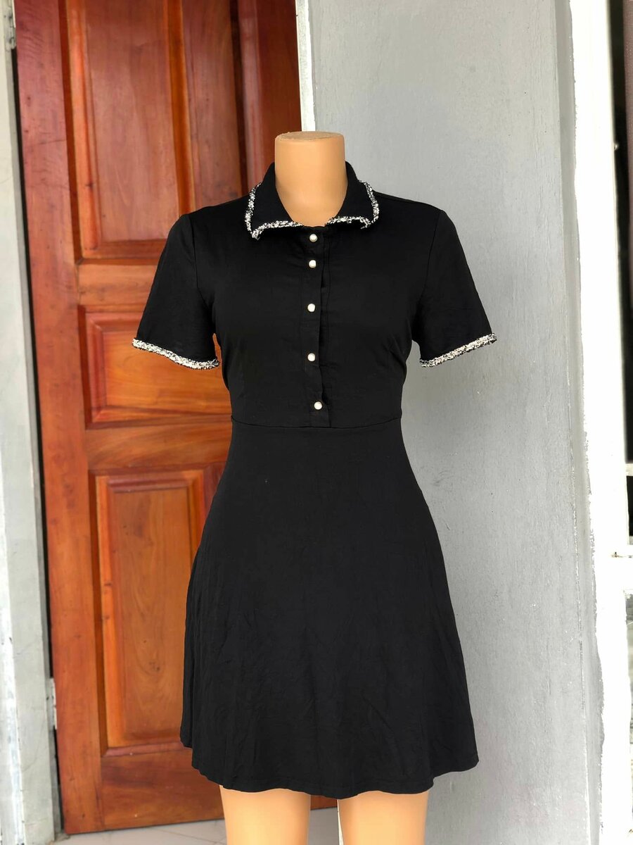 black dress