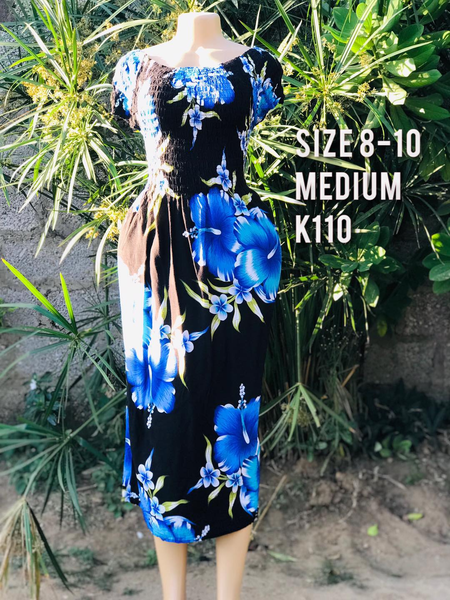 Robe noir bleu