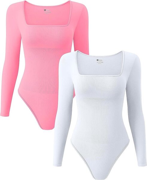 Body femme manches longues