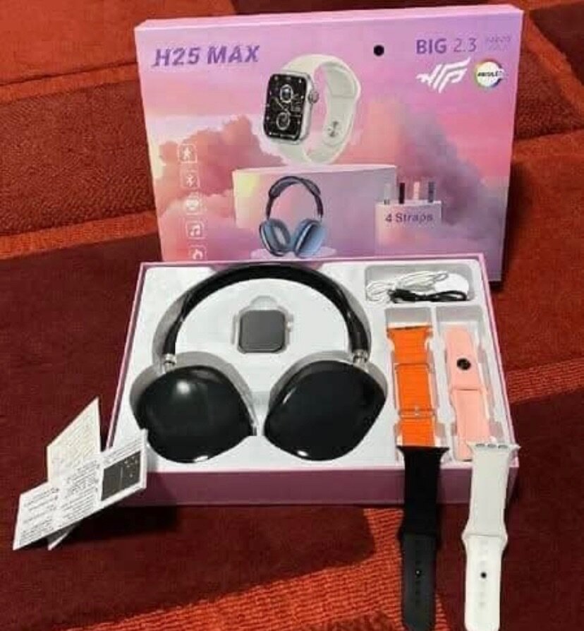 Casque et Montre Intelligente H25 Max