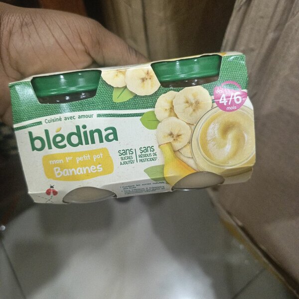 Purée de bananes Blédina