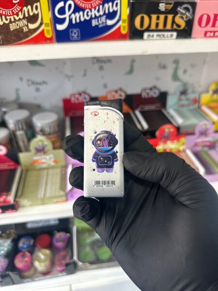 Briquet laser