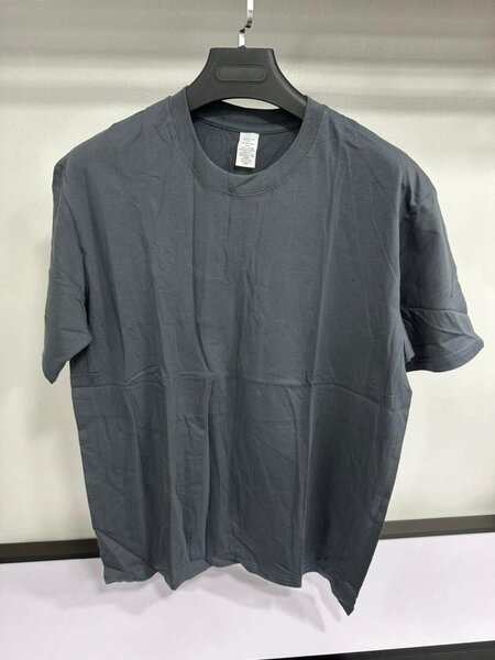 T-shirt couleur unique gris