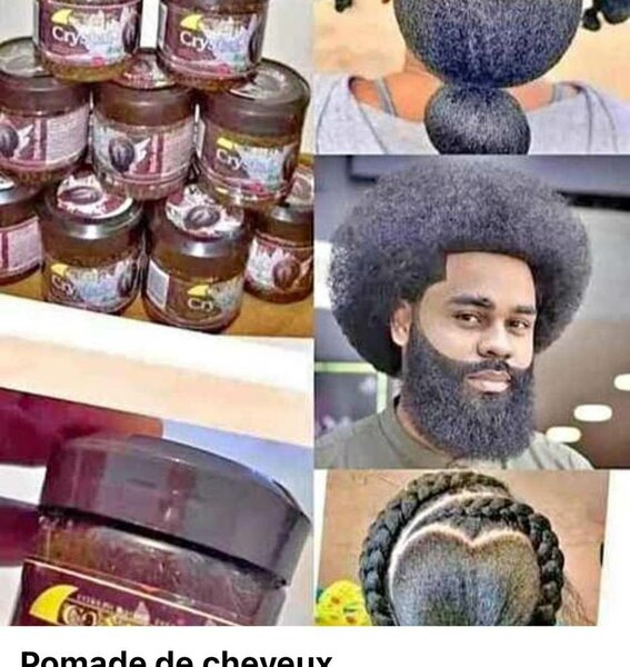Pomade coiffante cheveux afro