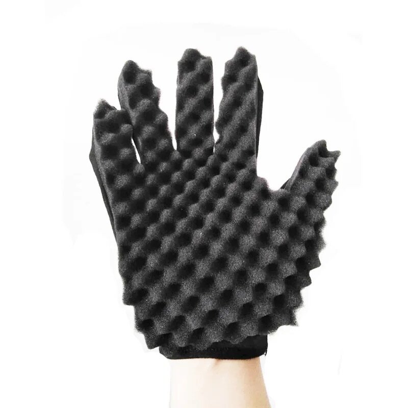 Brosse Éponge À Cheveux,Gants Pour Boucles Afro
