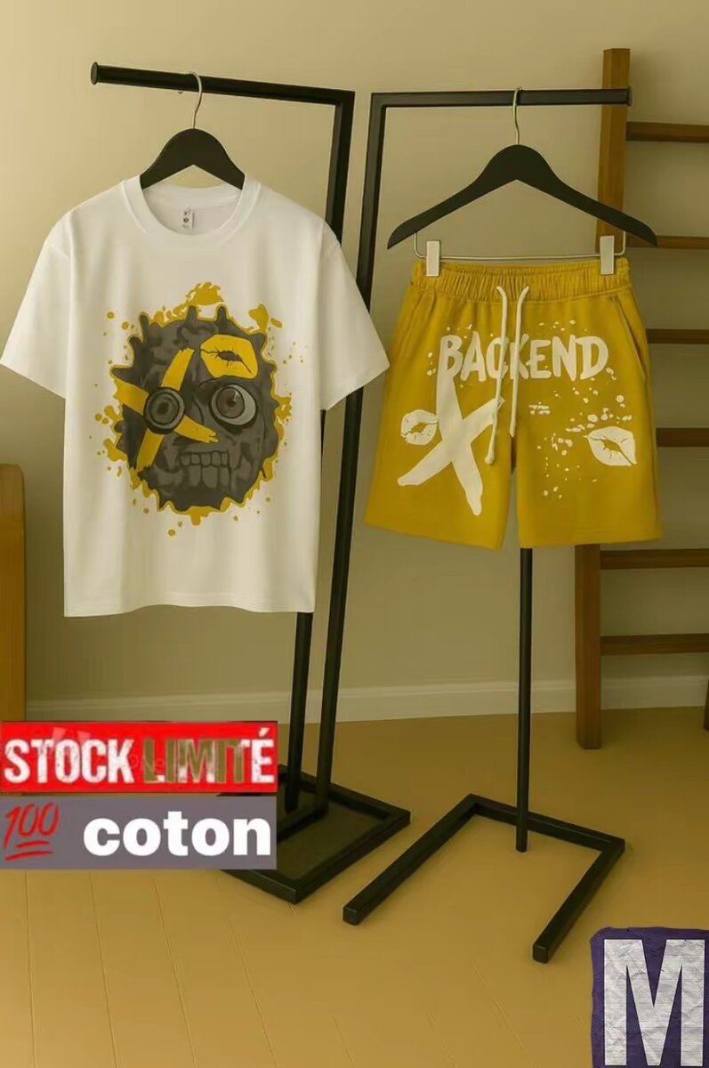 Ensemble T-shirt et Short Coton