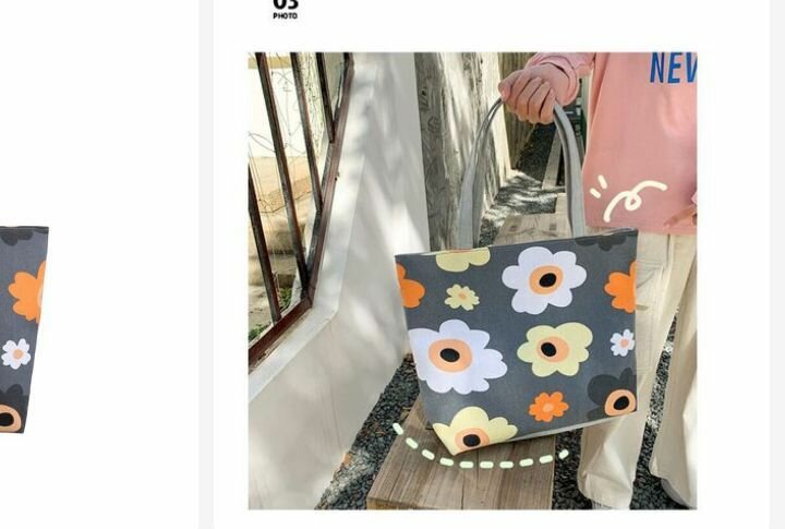 Chic sac fleuri