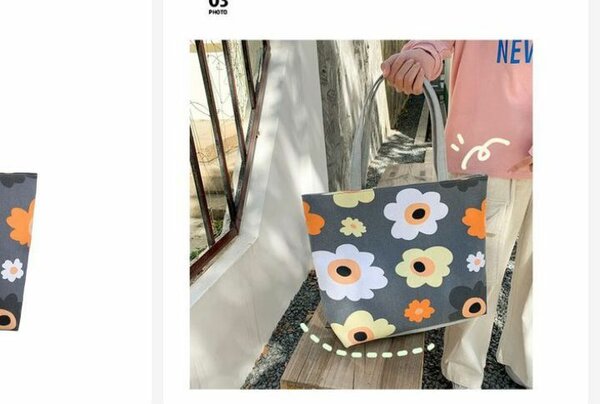 Chic sac fleuri
