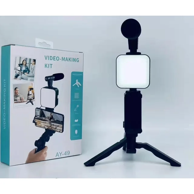 Video Making+ led+ trepied+ micro+ support