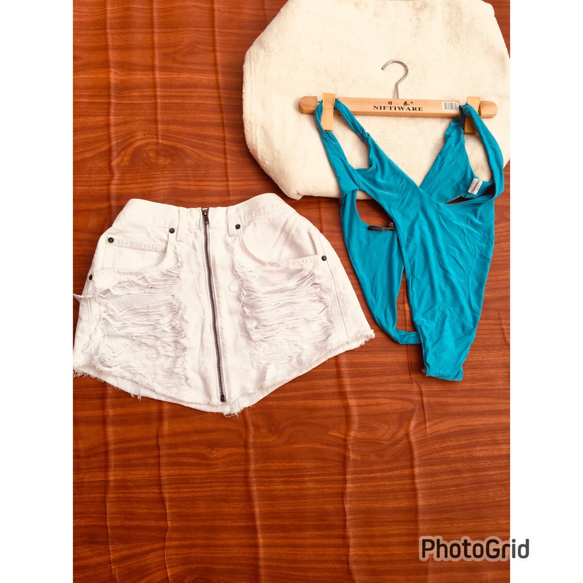 Skirt with top