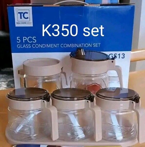 5pc Condiment set