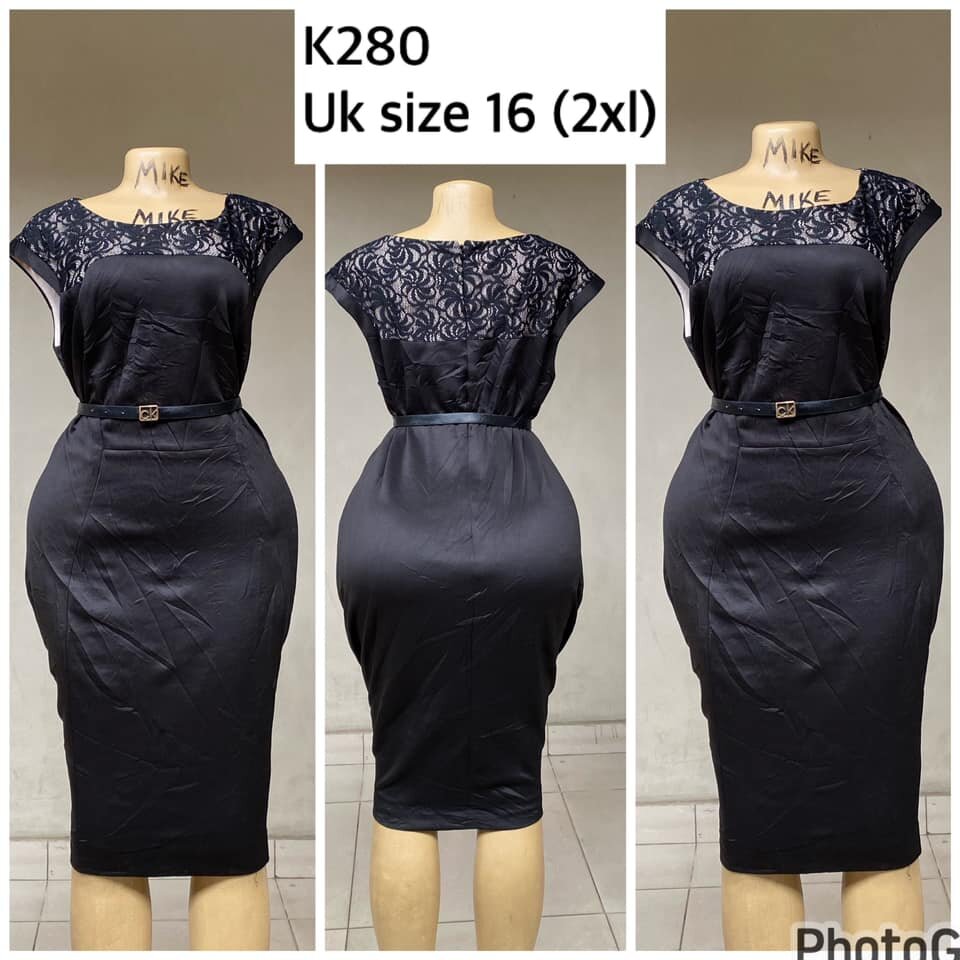 black dress