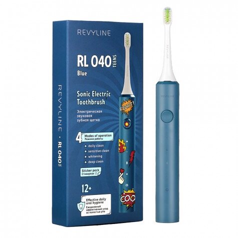 Электрическая звуковая зубная щётка Revyline RL 040 Teens
