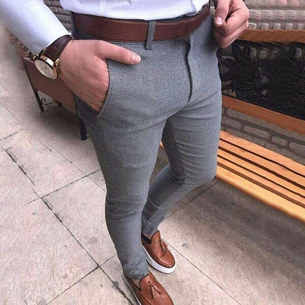Tissu pantalon Homme slim M/31
