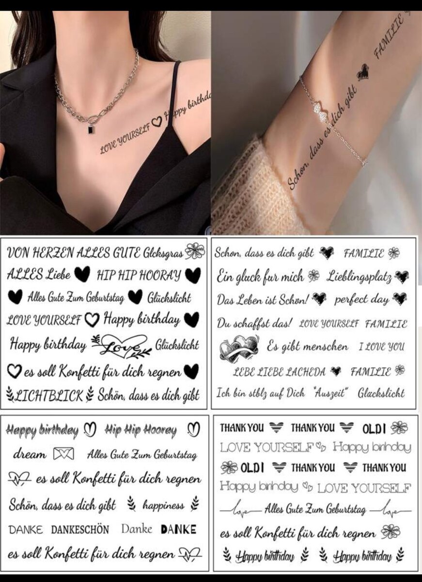 Faux tatouages
