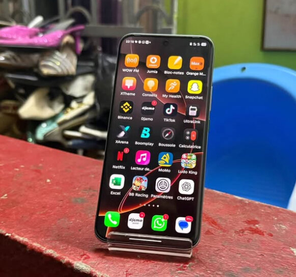 Coque en Cuir Gravée Lion pour Smartphone
