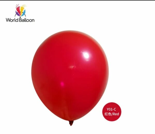 Ballons latex rouge lot de 25