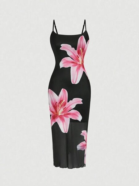 Robe Longue Fleurie Élégante