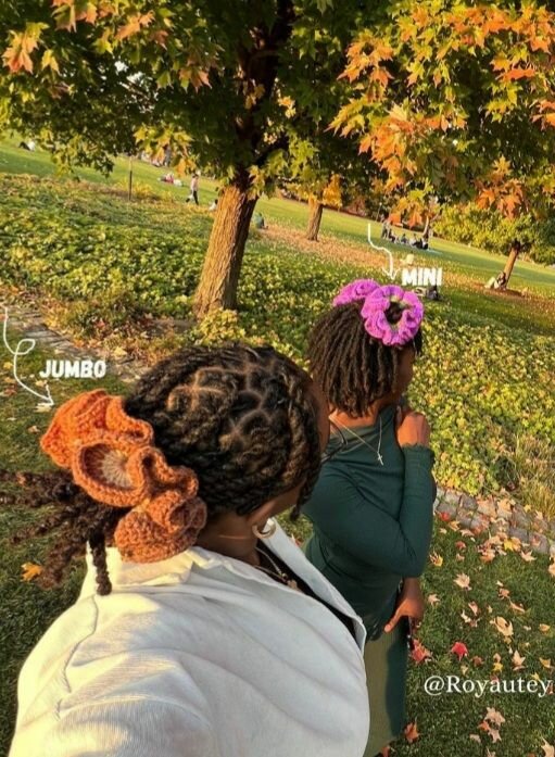 Scrunshies pour cheveux