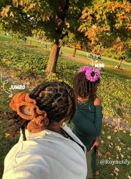Scrunshies pour cheveux